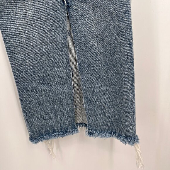 NWT Moussy Vintage Siena Straight Jeans Size 30 Cotton Light Wash Button Fly - Picture 8 of 16